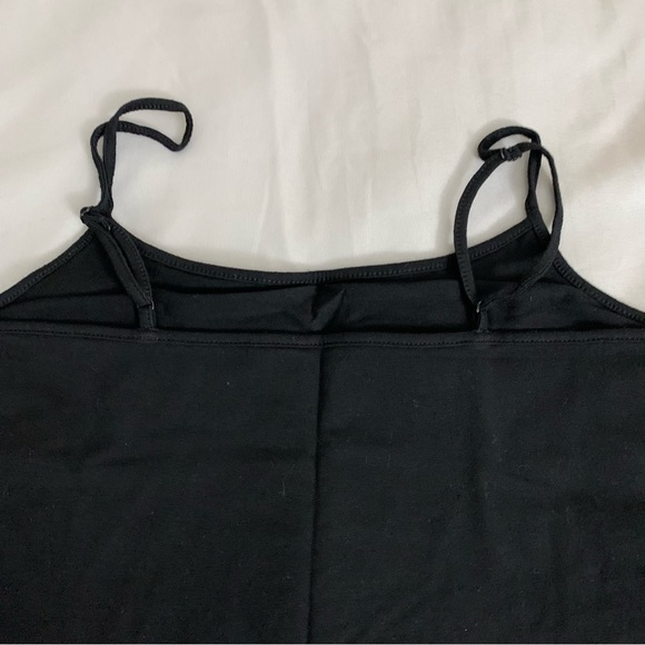 LOFT OUTLET. Black Floral Velvet Print Cami/ Tank Top-Small- Adjustable Straps - Picture 5 of 11